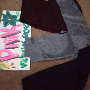 Pink Victoria secret bundle! Three leggings